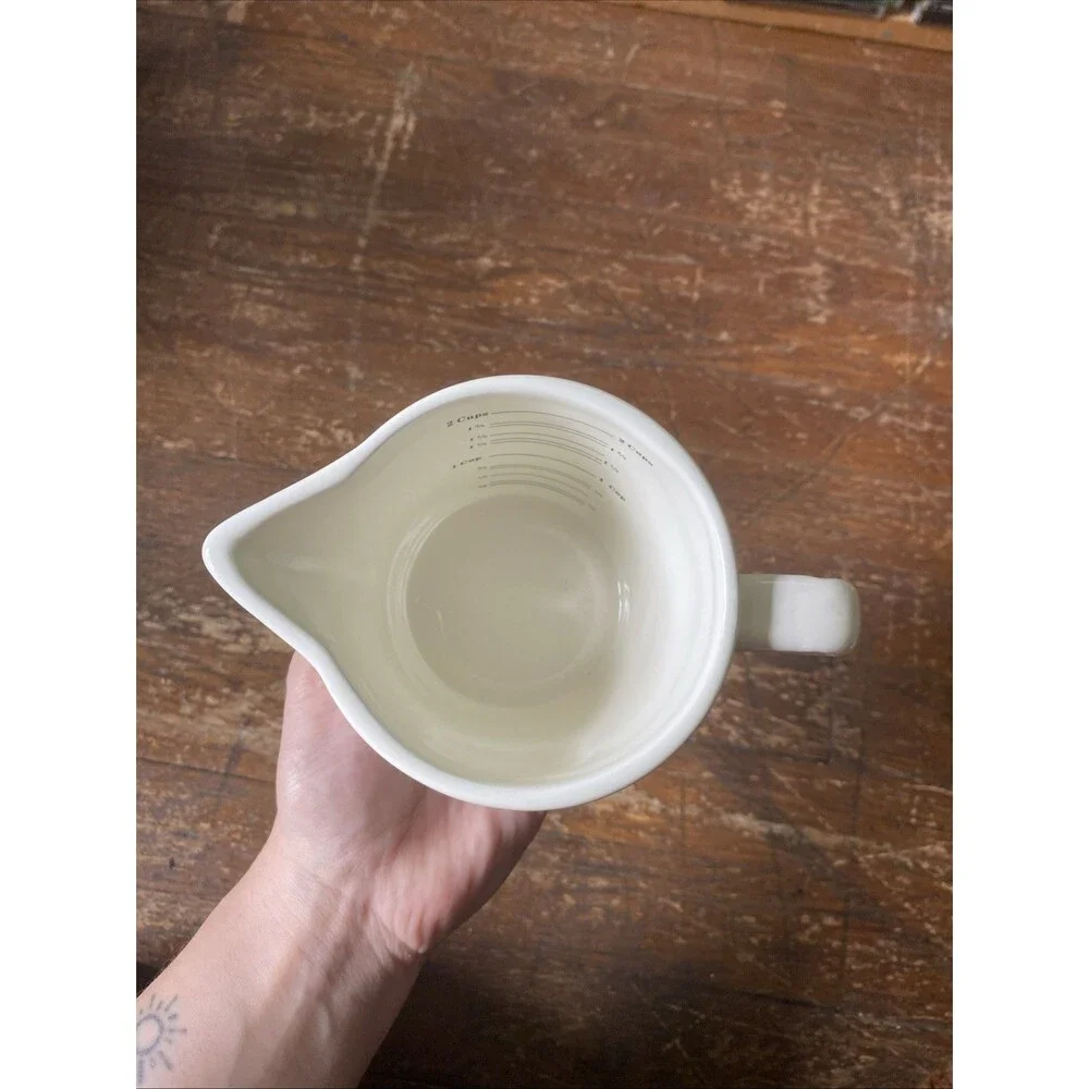 Home Essentials 1 Cup 16 Oz Measuring Bowl Kitchen Stoneware